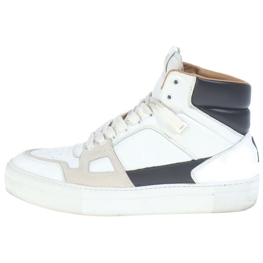 ami paris (アミパリス) Mid Top ADC Sneakers SMOOTH LEATHER USN415.858 ハイカットスニーカー ホワイト 17,864円