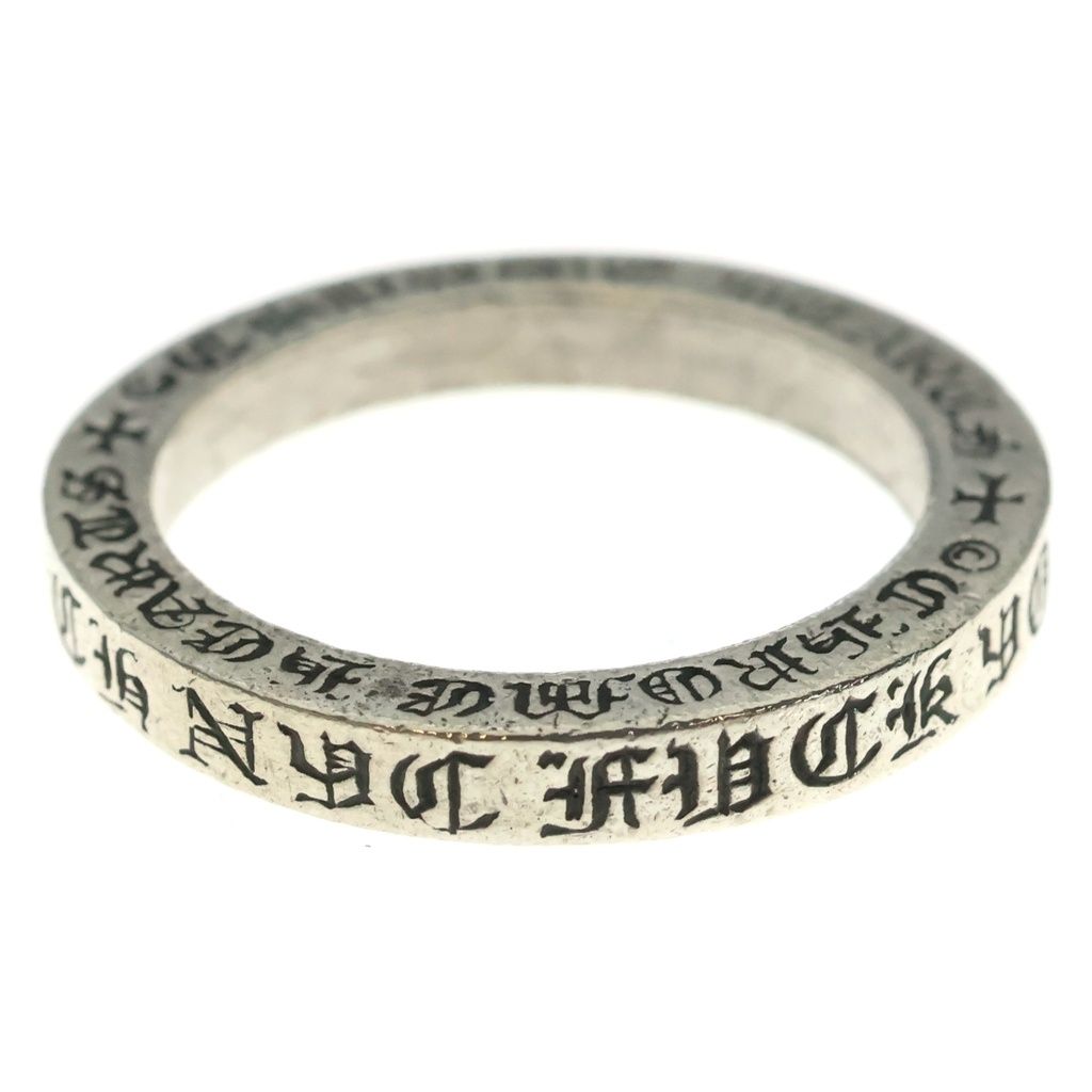 CHROME HEARTS (クロムハーツ) 3mm SPACER FUCKYOU NYC限定 3mmスペーサーファックユー リング シルバー