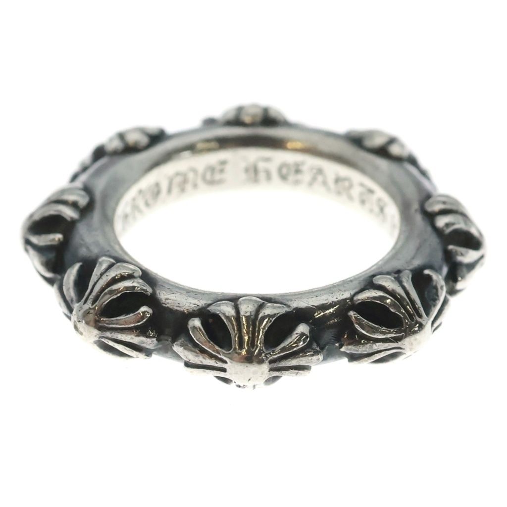 CHROME HEARTS (クロムハーツ) CROSS BAND クロスバンド リング シルバー BCA342