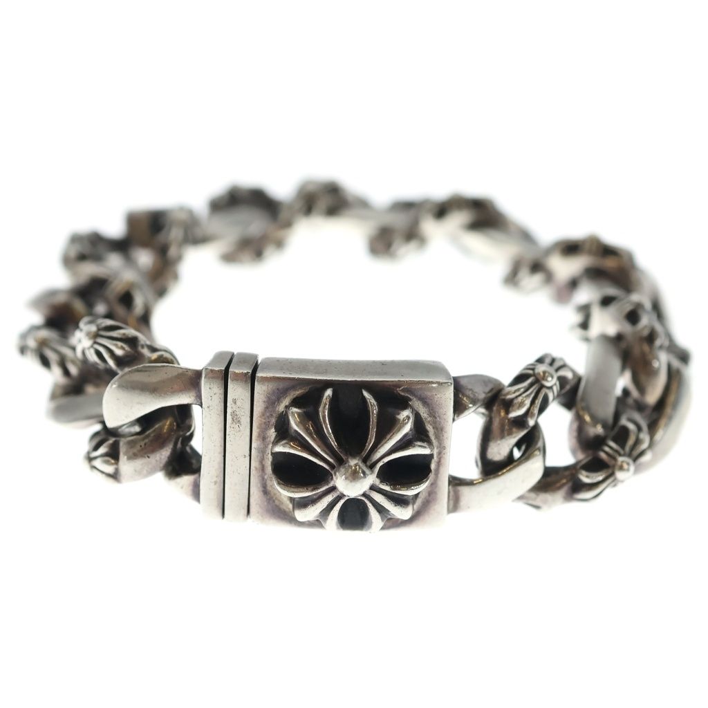 CHROME HEARTS (クロムハーツ) ID BOX FNCY CHX ボックスIDファンシーリンク ブレスレット 15LINK シルバー 275,468円