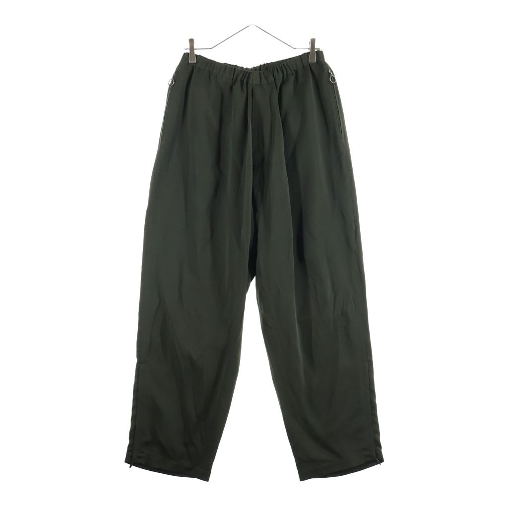 MAATEE&SONS (マーティーアンドサンズ) Easy Trousers イージー トラウザー シルク混 スラックスパンツ カーキ MT5103-0224