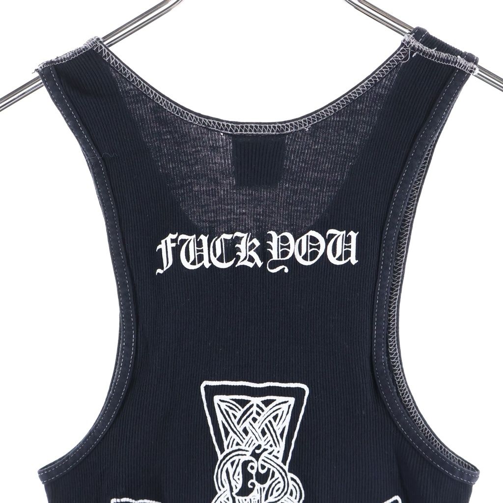 CHROME HEARTS (クロムハーツ) OLD Celtic Cross Tank Top オールド ケルティッククロス タンクトップ ブラック