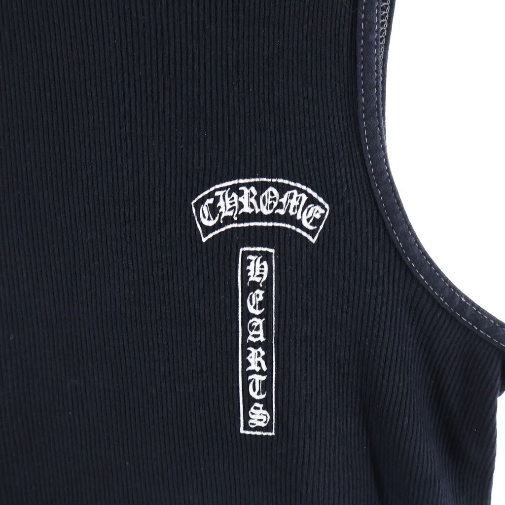 CHROME HEARTS (クロムハーツ) OLD Celtic Cross Tank Top オールド ケルティッククロス タンクトップ ブラック