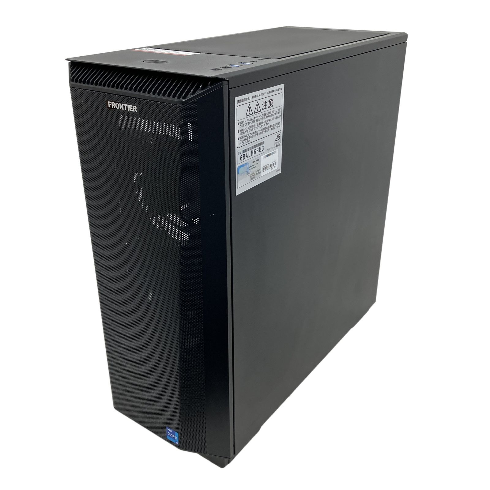 FRONTIER デスクトップ パソコン i7 12700F 32GB HDD 1TB SSD 1TB RTX 3080 win11 中古 M11427988 65,340円