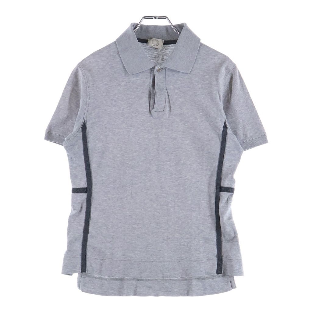 HERMES (エルメス) セリエボタン ポロシャツ Tシャツ コットン グレー