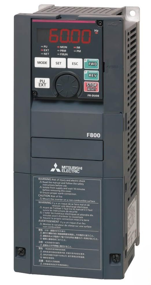 三菱電機(MITSUBISHI ELECTRIC) ファン・ポンプ用インバータ FREQROL-F800シリーズ FR-F820-5.5K-1 [5.5KW]