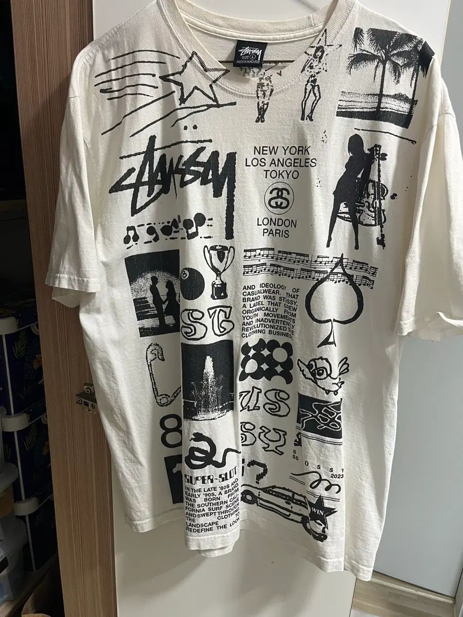 ヴィンテージ STUSSY ステューシー L (首部分 変色)