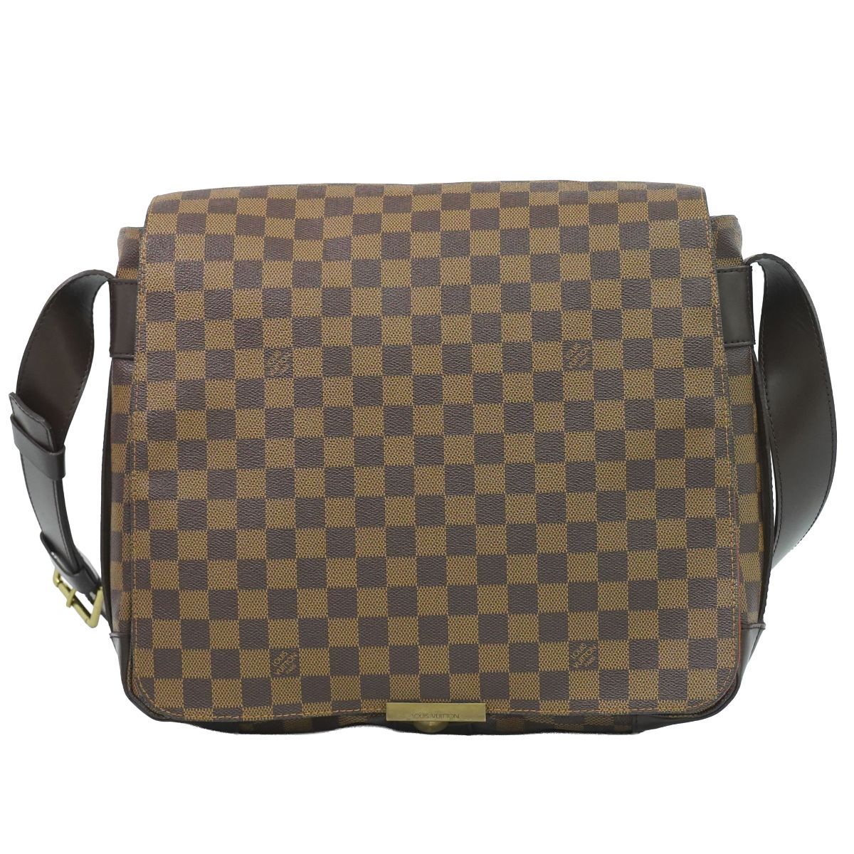 本物 ルイヴィトン LOUIS VUITTON LV バスティーユ ダミエ エベヌ ショルダーバッグ メッセンジャーバッグ ブラウン N45258 ビトン バッグ 中古・