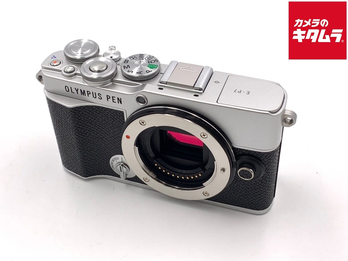 【中古】 【美品】 オリンパス PEN E-P7 ボディ シルバー