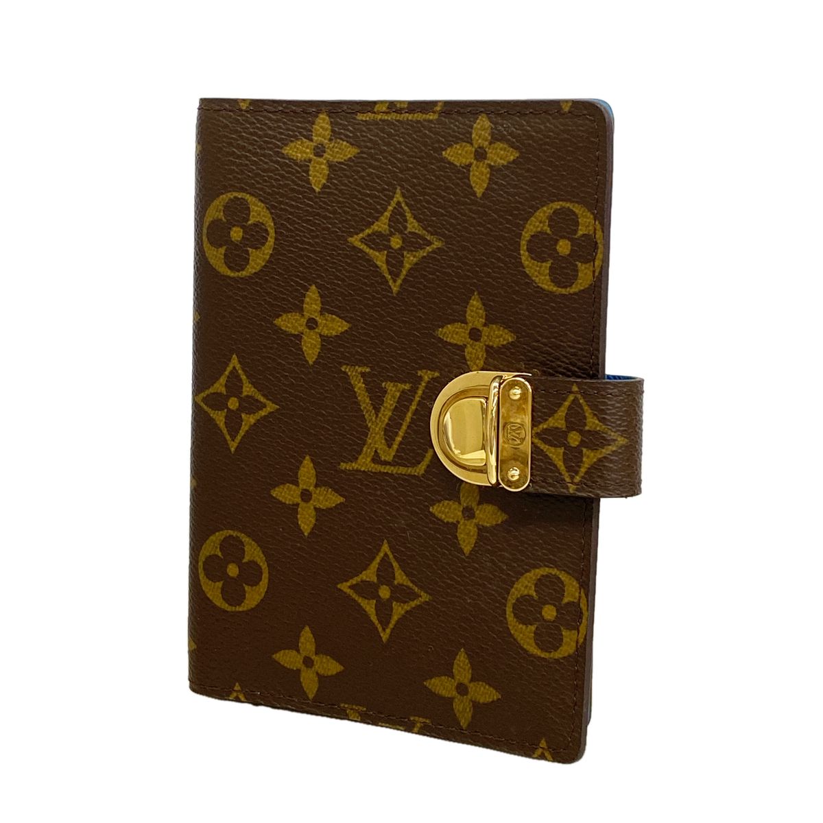 [6hc2893] Louis Vuitton Notebook Cover Monogram Agenda PM Koala R21014 Blue [Used] Ladies