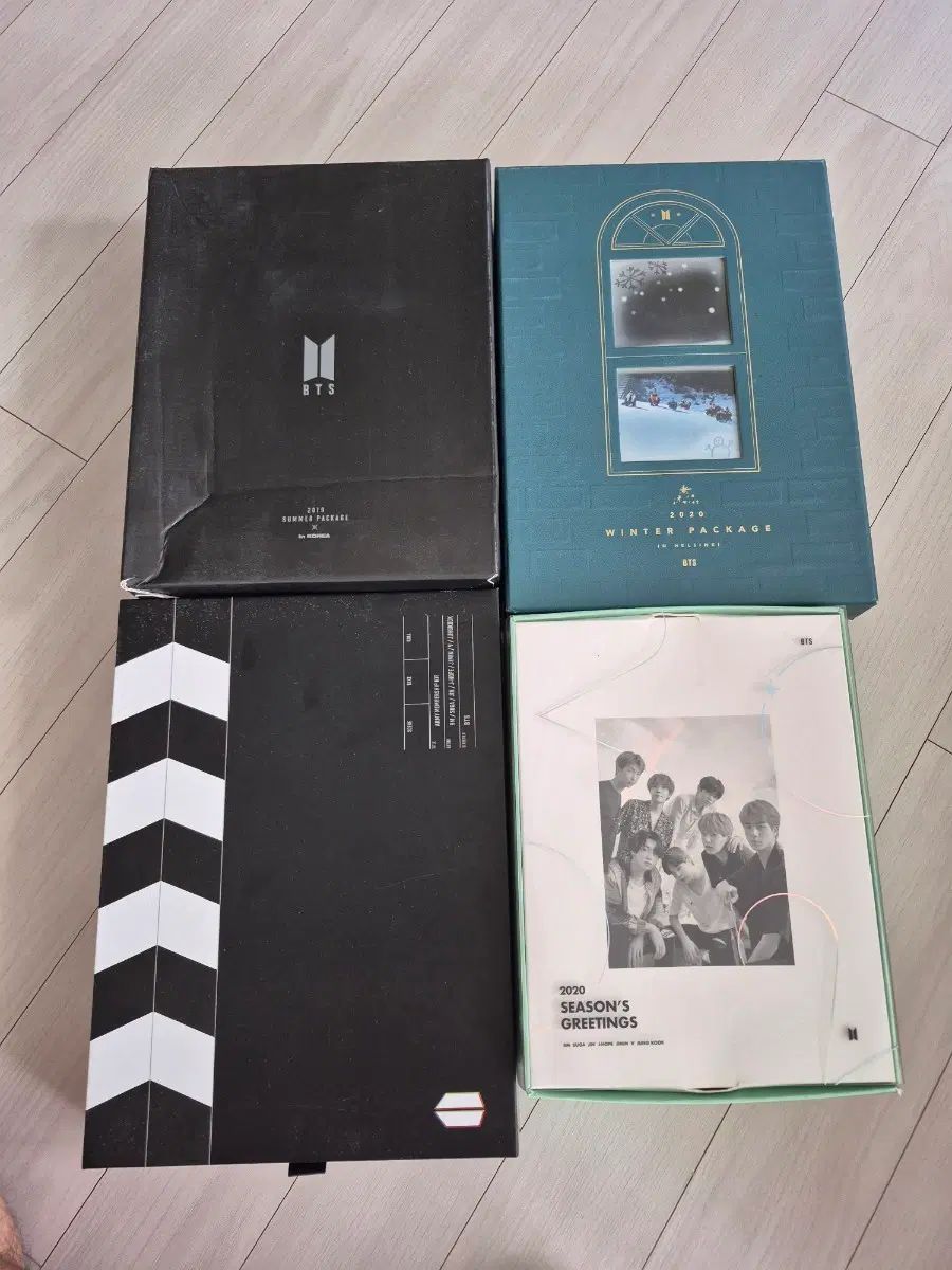 BTS シーズン シーズングリーティング シーグリ ウィンター(WINTER) パッケージ 夏 4 種 まとめ売り