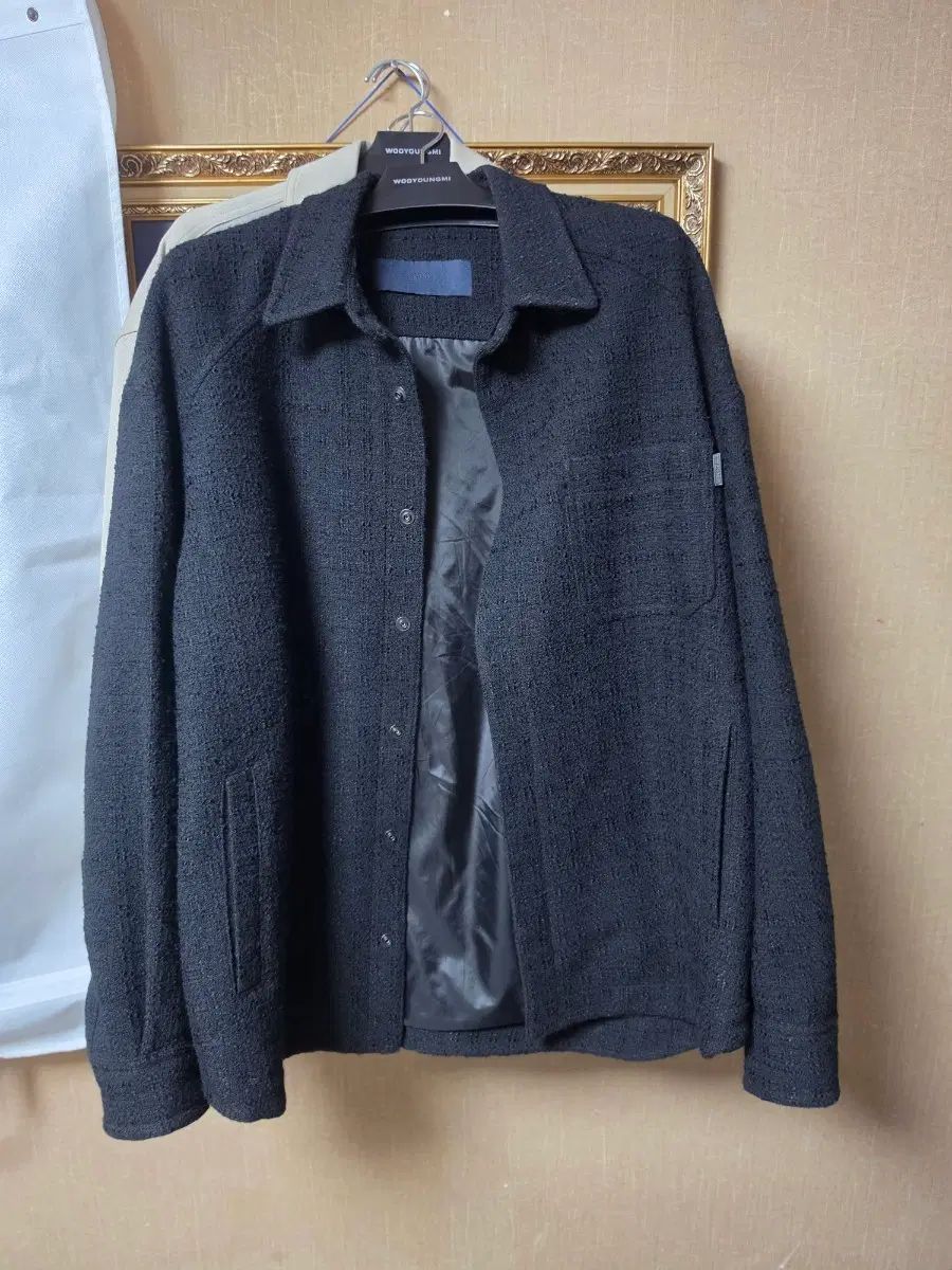 ジュンジェイ ブラック ツイードシャツ 出品