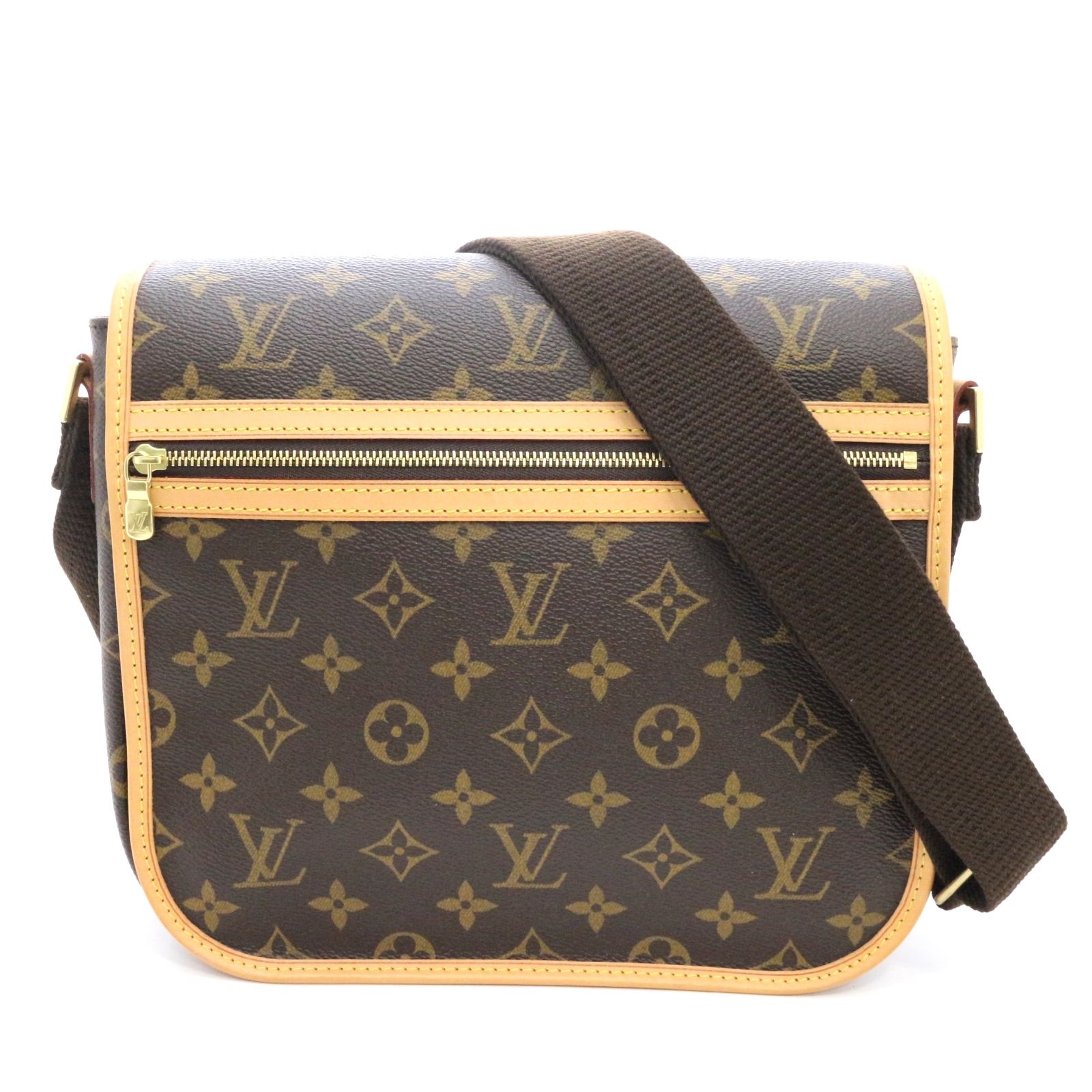 LOUIS VUITTON ルイ・ヴィトン メッセンジャーボスフォールPM M40106 ショルダーバッグ モノグラムキャンバス ブラウン ユニセックス【中古】473