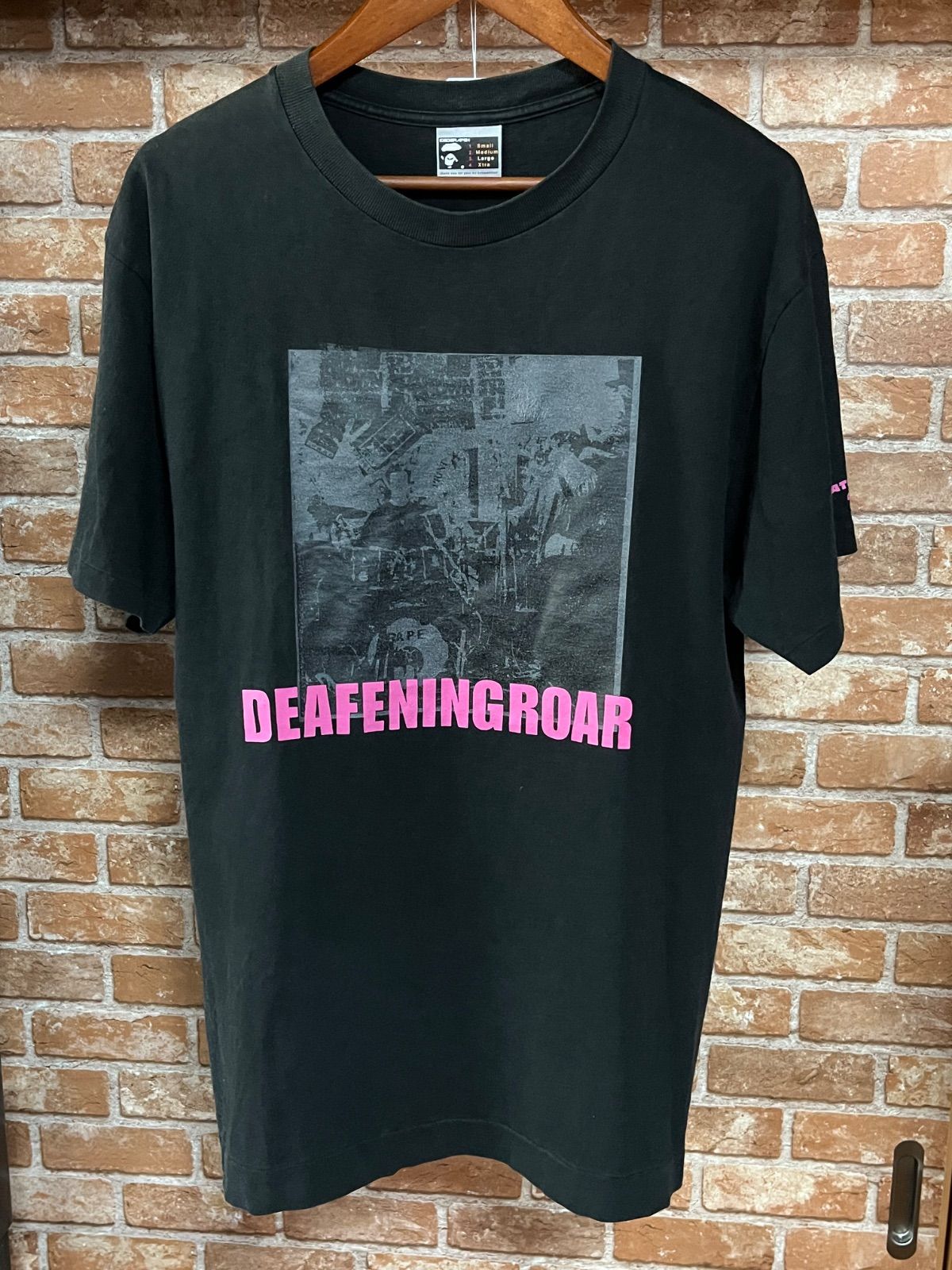 【L】A BATHING APE 初期タグ DEAFENING ROAR Tシャツ オールドエイプ NIGO期 Y2K 初期タグ 7,920円