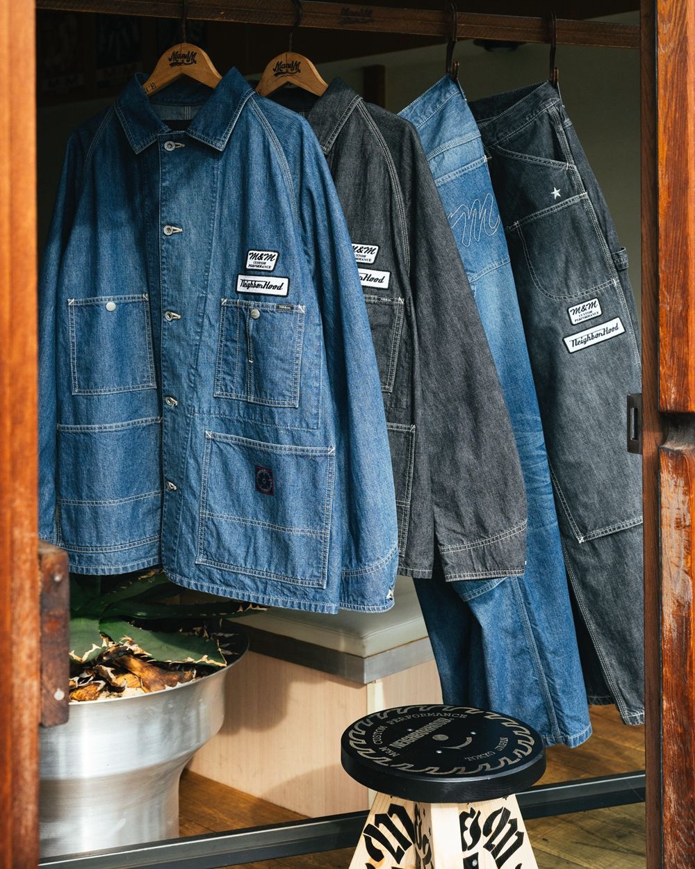 NEIGHBORHOOD NH X M&M . WASHED DENIM COVERALL JACKET ジャケット 262AQMMN-JKM01