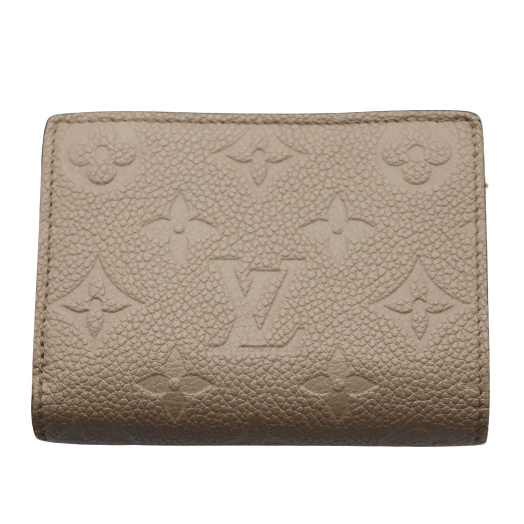 ルイ・ヴィトン LOUIS VUITTON 財布 アンプラント レディース ブランド 二つ折り財布 モノグラムアンプラント ポルトフォイユ・クレア トゥルトレール ベージュ M80152 ラウンドファスナーポケット おしゃれ ロゴ 可愛い 【中古】 39,000円