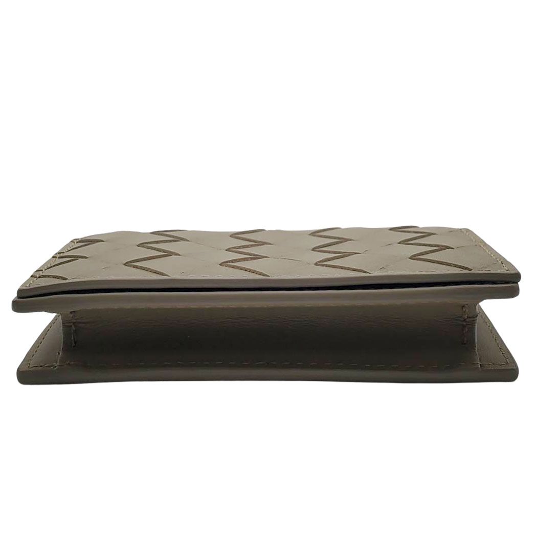 ボッテガヴェネタ イントレチャート カードケース グレージュ ボッテガ・ヴェネタ BOTTEGAVENETA カードケース レディース メンズ