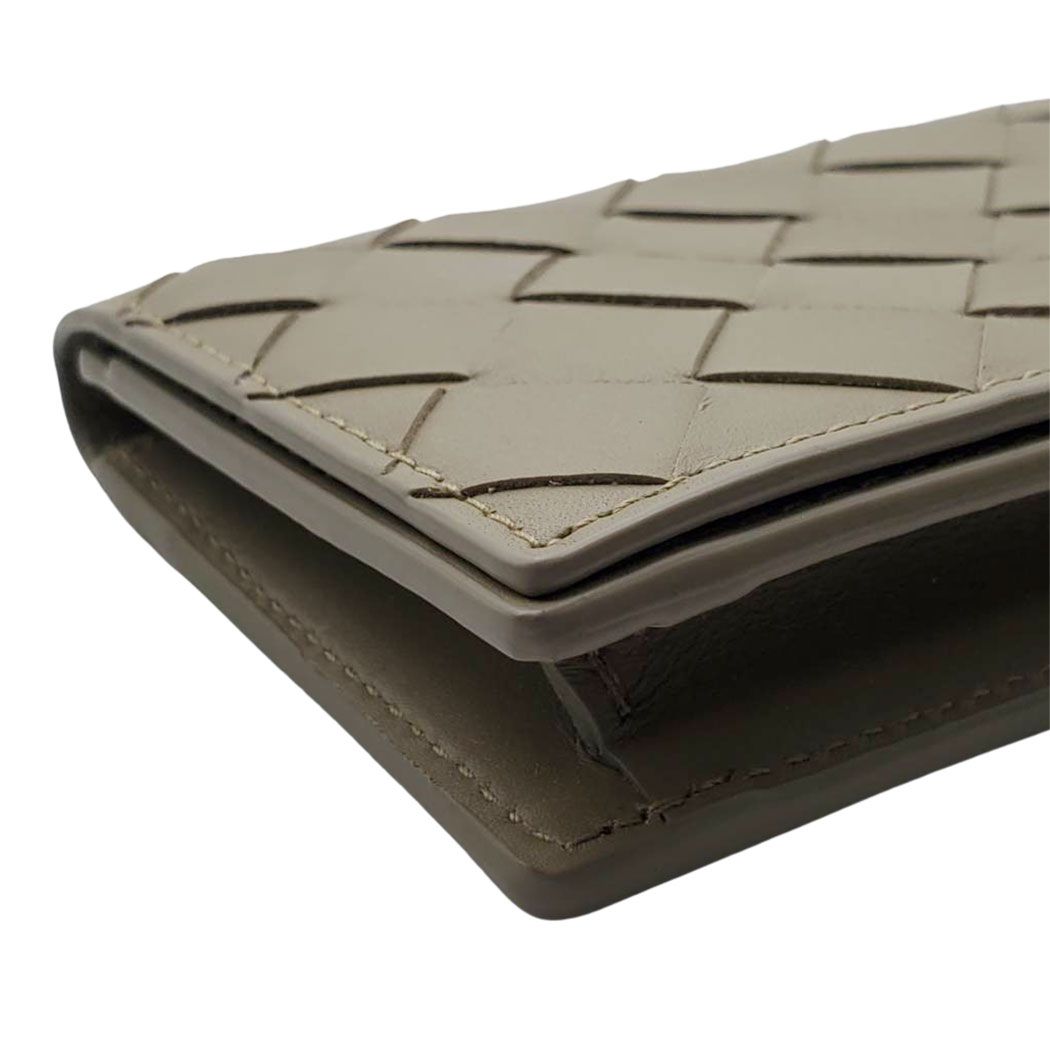 ボッテガヴェネタ イントレチャート カードケース グレージュ ボッテガ・ヴェネタ BOTTEGAVENETA カードケース レディース メンズ