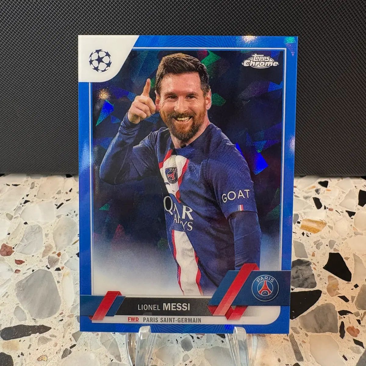 PSG リーオネル メッシ SP イメージ ベリエーション サファイア カード