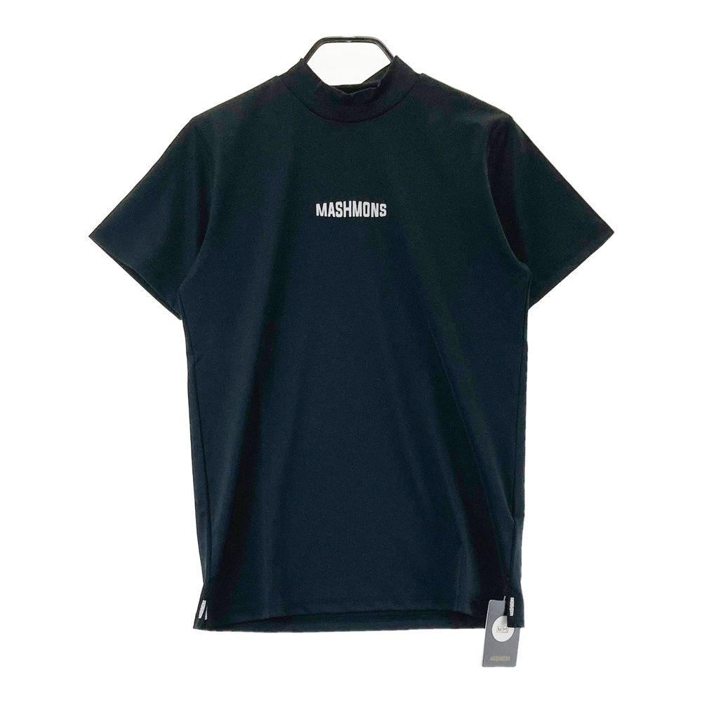 サイズ：S MASHMONS マシュモンズ MAS-7033 モックネック半袖Tシャツ ブラック系 [240101758413] ゴルフウェア メンズ ストスト 7,709円