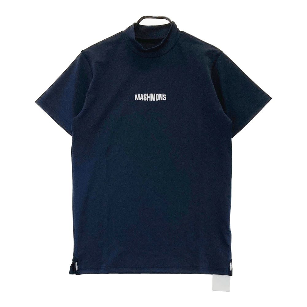 サイズ：S MASHMONS マシュモンズ MAS-7033 モックネック半袖Tシャツ ネイビー系 [240101758423] ゴルフウェア メンズ ストスト 8,237円