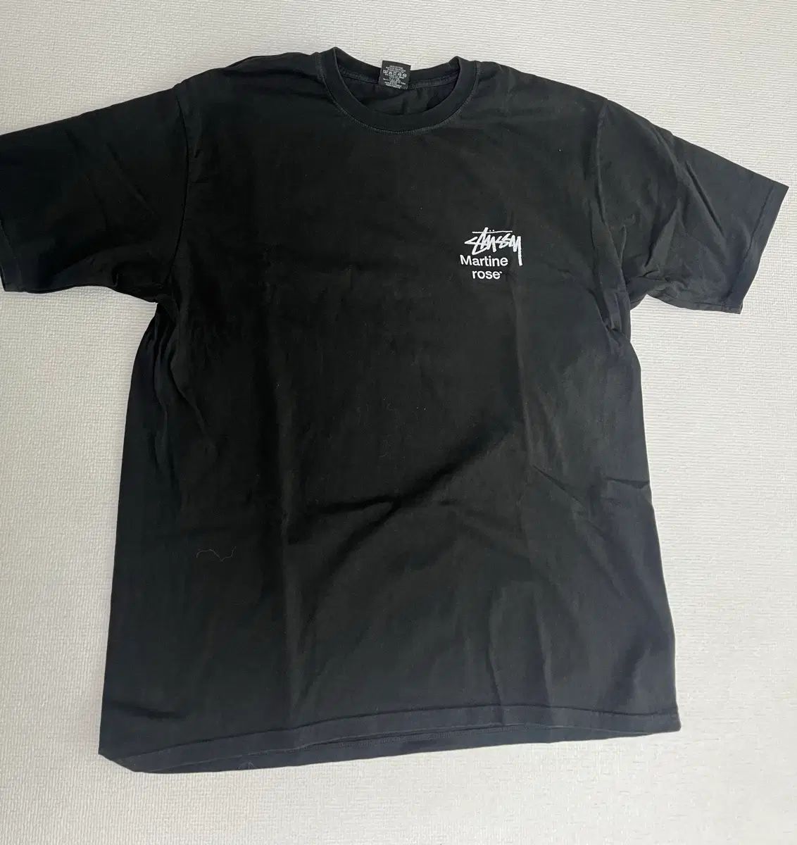 L STUSSY x Martine rose Collage PIGMENT ダイド Tシャツ ブラック 8,304円