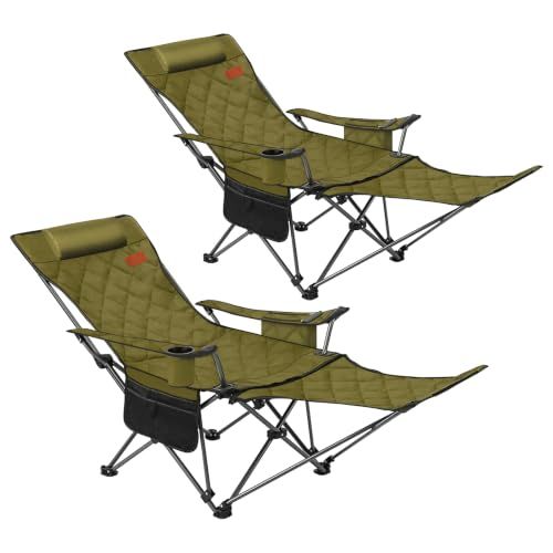 ★新品★DesertFox リクライニングチェア キャンプ椅子 単品/セット 4way 仮眠 昼寝 4段階調整 四季適用 アウトドアチェア クーラーボックス付き 【耐荷重150kg】コンパクト 折りたたみチェア 軽量 イス 【 独自開発のカップホルダー】携帯便