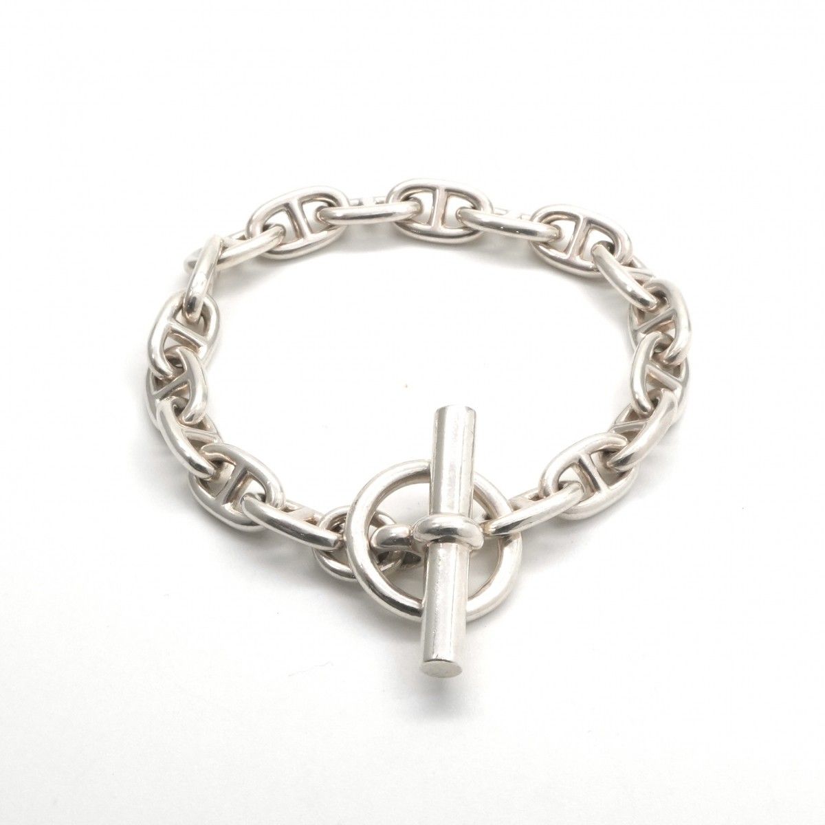 エルメス HERMES シェーヌダンクル ブレスレット バングル カフ 925 銀 272,250円