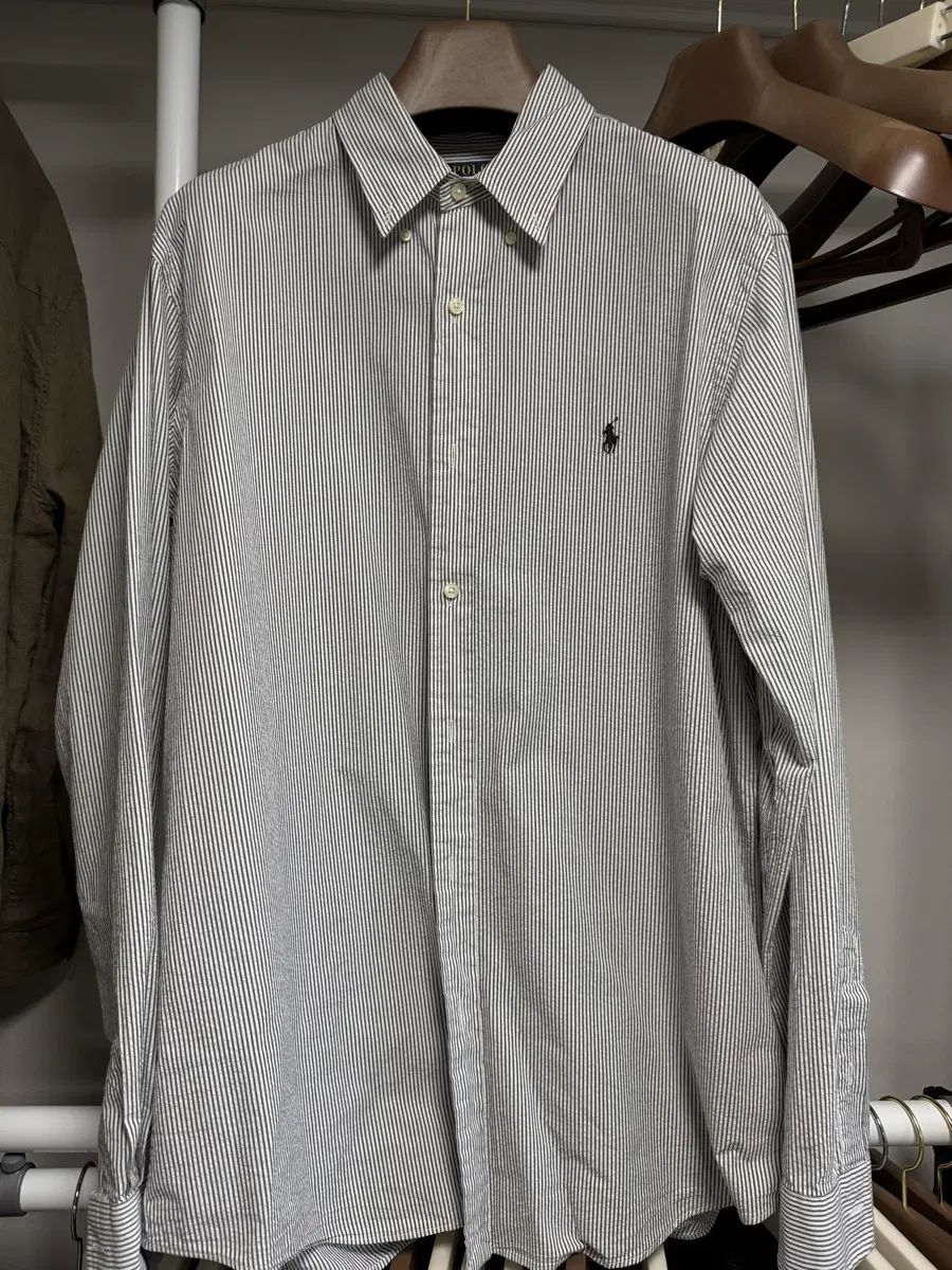 ポロ クラシックフィット ストライプ シャツ xl 9,288円