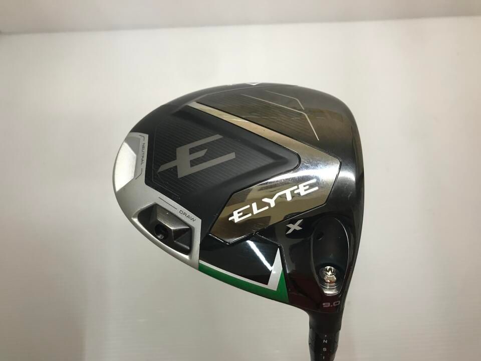 キャロウェイ　ELYTE X　9度　VENTUS GREEN 5 for Callaway　Sフレックス　ドライバー　中古【最短即日発送】