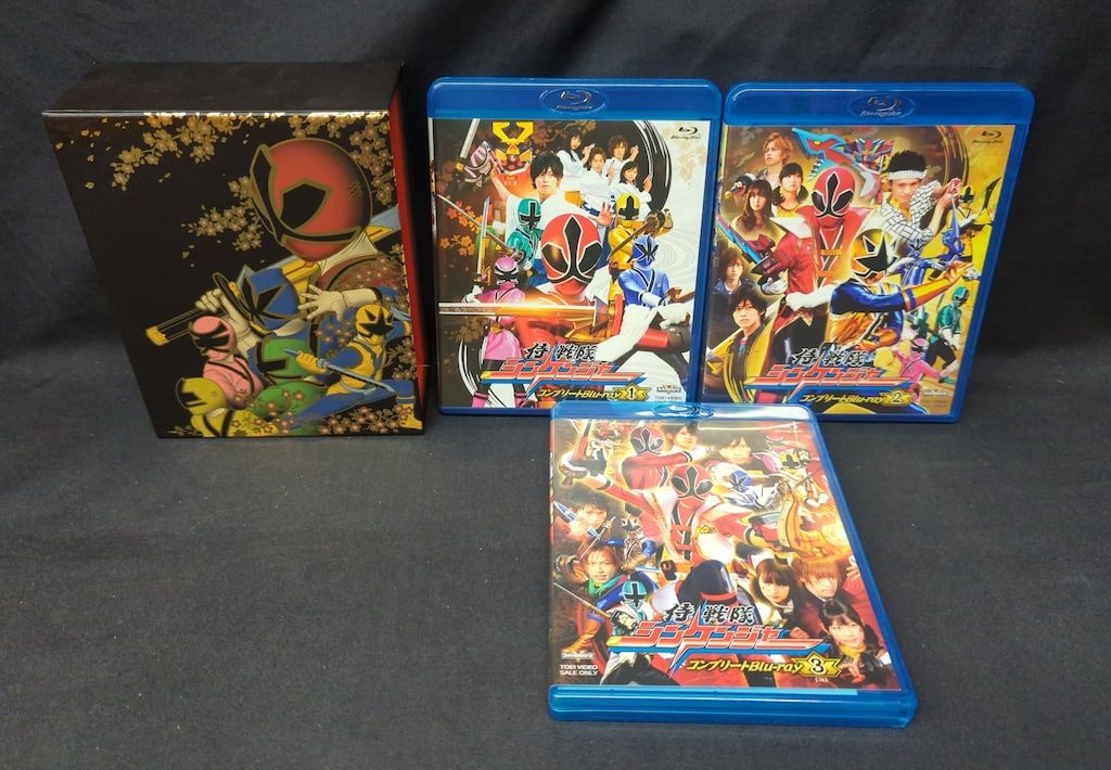 特撮Blu-ray 初回)侍戦隊シンケンジャーコンプリートBlu-ray BOX付 全3巻 セット
