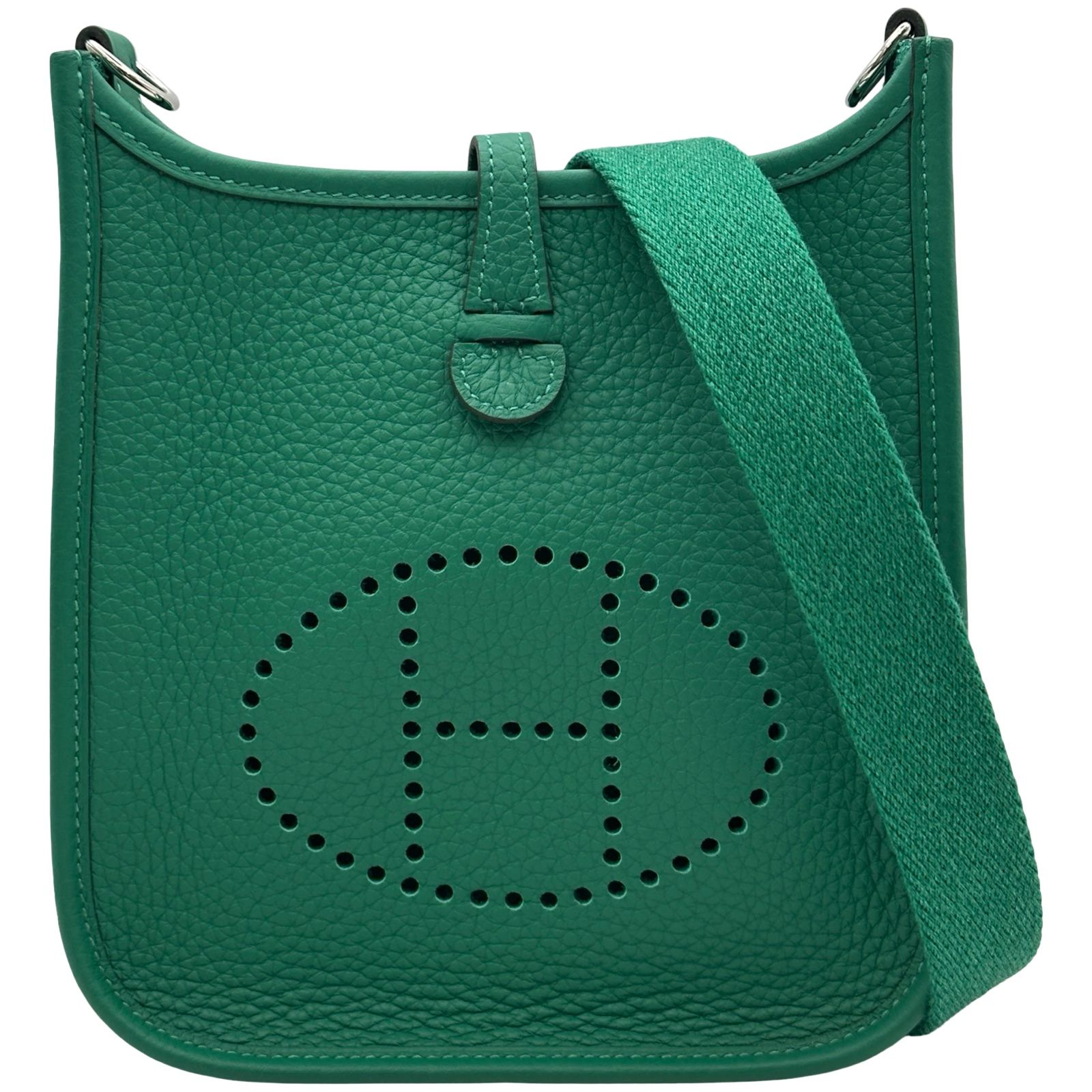 エルメス HERMES エヴリンTPM W刻印 ヴェールヴェルティゴ シルバー金具 トリヨン レディース ショルダーバッグ 219,500円