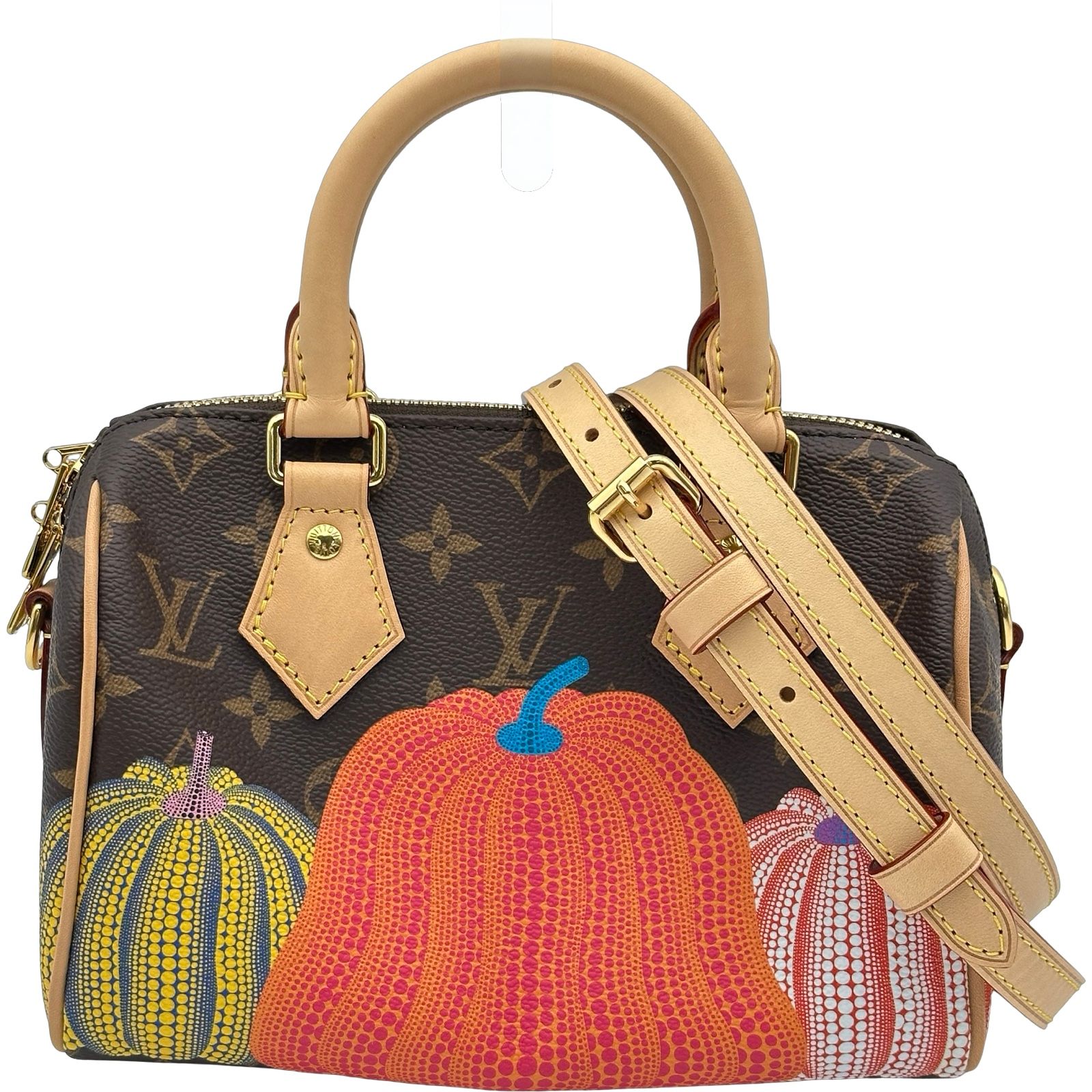 ルイ・ヴィトン LOUIS VUITTON スピーディ・バンドリエール20 草間彌生 M46469 ブラウン モノグラム・キャンバス レディース ハンドバッグ