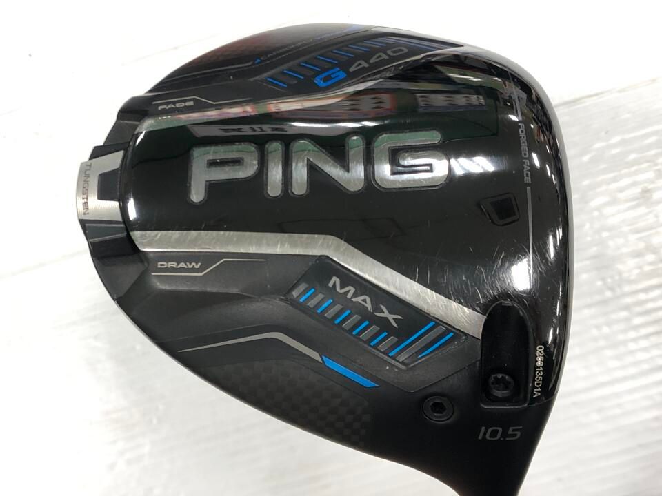 ピン　G440 MAX　10.5度　TOUR 2.0 CHROME 65　Sフレックス　ドライバー　中古　ゴルフドゥ！成田美郷台店【最短即日発送】