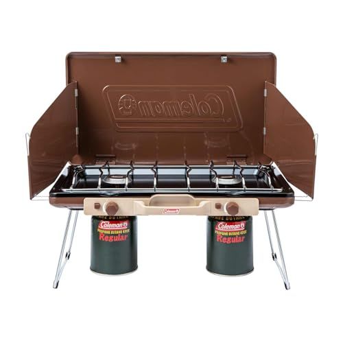 コールマン(Coleman) パワーハウスLPツーバーナーストーブII 防災 キャリーハンドル付 ハイパワー アウトドア キャンプ バーベキュー 調理ym bc14629c
