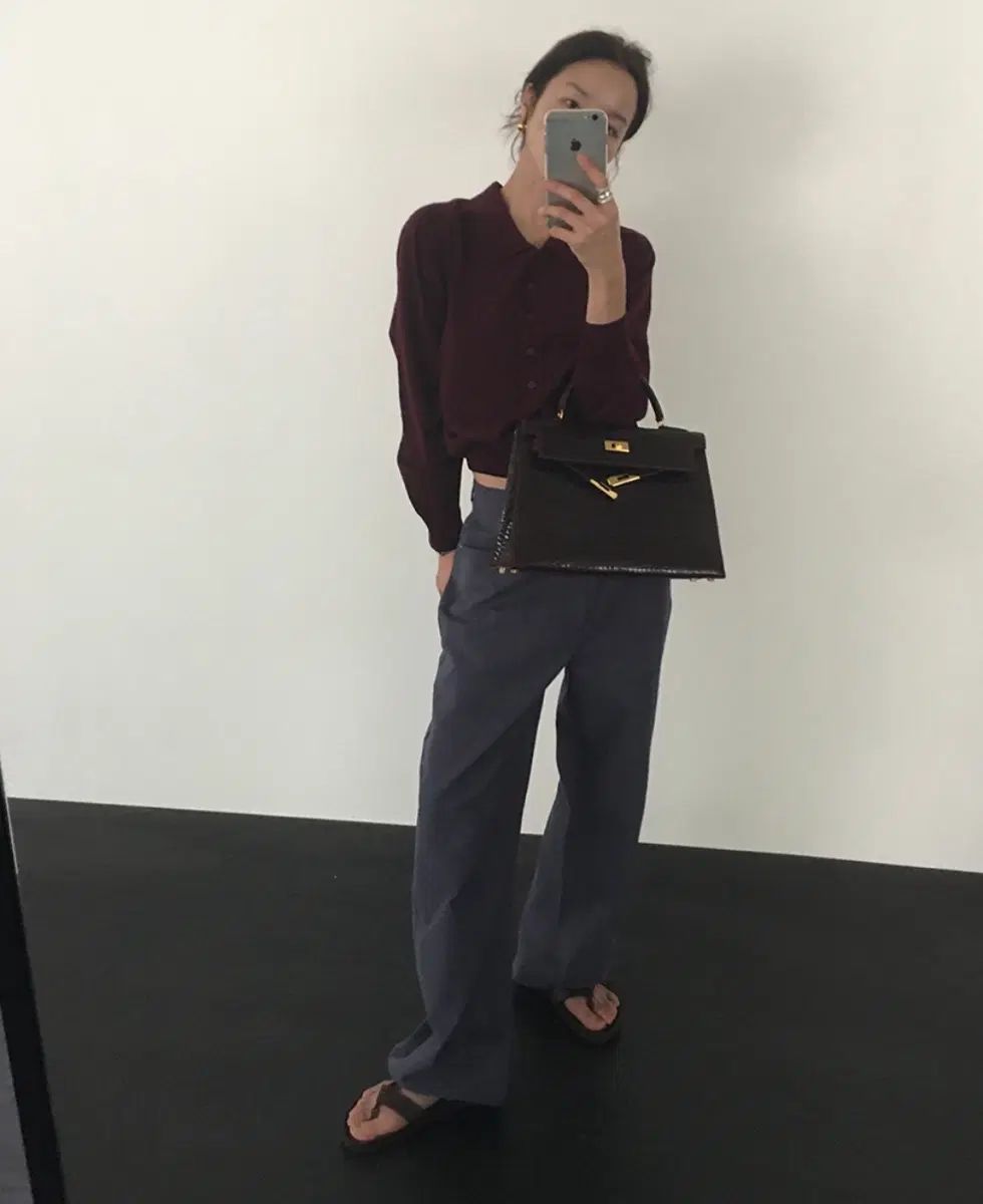 メイビーベイビー Palmer Pants ウォッシュド ブルー s