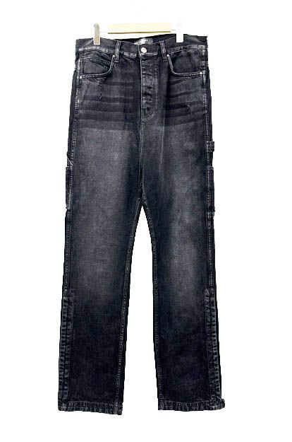 アミリ AMIRI ヴィンテージ加工 カーゴ ポケット デニム パンツ ジーンズ 30 黒ブラック ブランド古着ベクトル 中古260823 36,465円