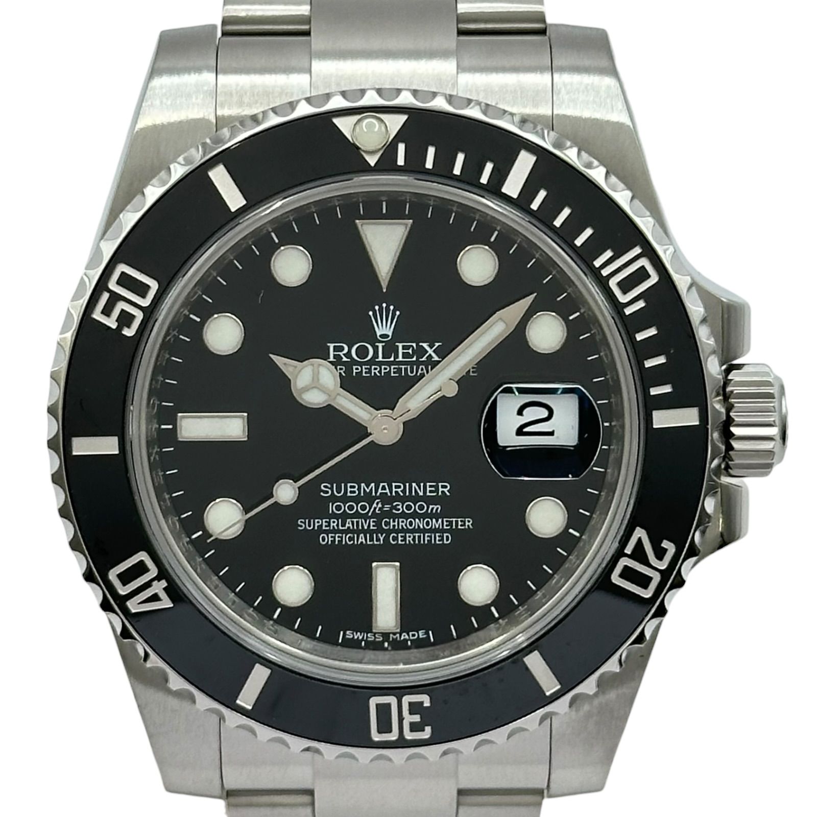 ロレックス ROLEX サブマリーナ 116610LN ブラック ステンレススチール 自動巻き メンズ 腕時計 707,700円