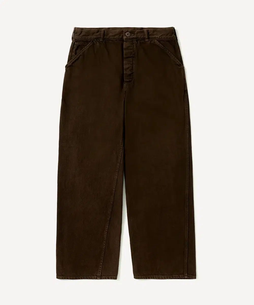 3 アプレッセ 26fw ヴィンテージ ウォーク デニムパンツ ブラウン