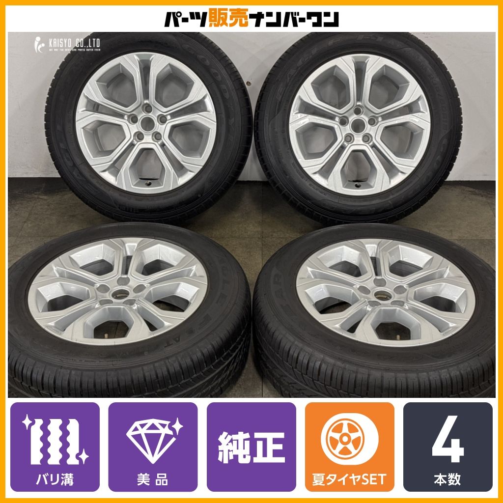 【バリ溝 美品】ランドローバー レンジローバー イヴォーク 純正 18in 8J +45 PCD108 グッドイヤー イーグル F1 AT 235/60R18 即納可能