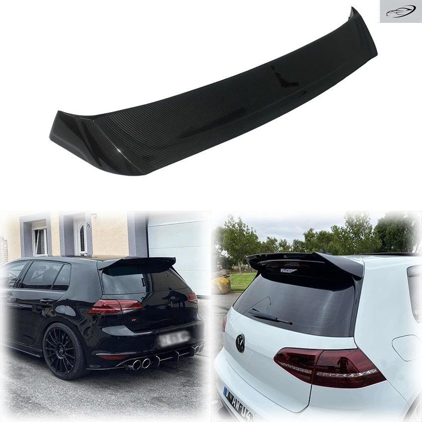 2013-2018年式フォルクスワーゲン ゴルフ7 MK7 TSI TDI GTI R GTD GTE用 OSIRスタイル リアルーフスポイラー リアトランクウィングリップ（ 12,844円