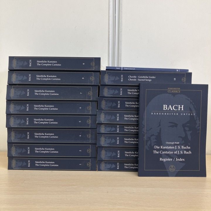 ■01)【1点限り!】バッハ カンタータ全集 まとめ売り18冊セット/Samtliche Kantaten/ベーレンライター版/Barenreiter/楽譜/洋書/ドイツ語/B