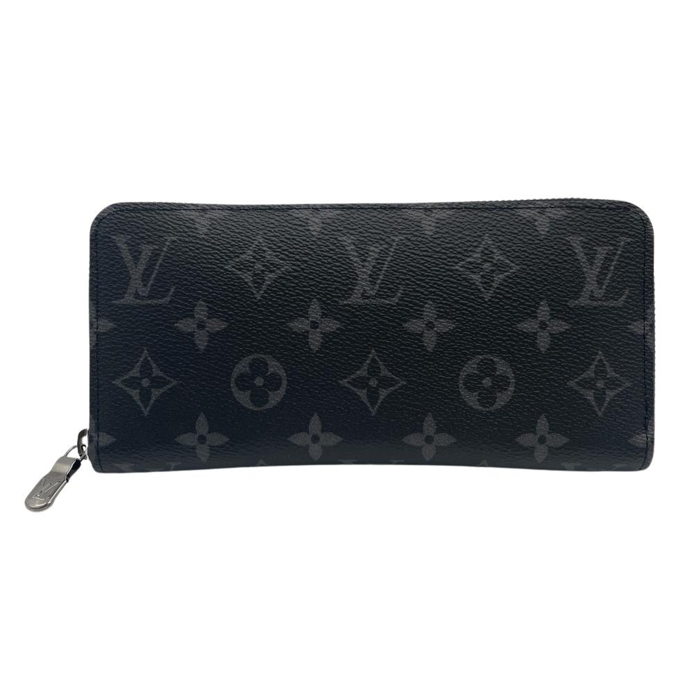 ルイヴィトン LOUIS VUITTON ジッピーウォレット･ホリゾンタル ラウンドファスナー M11611 ブラック シルバー金具 RFID ユニセックス【中古】