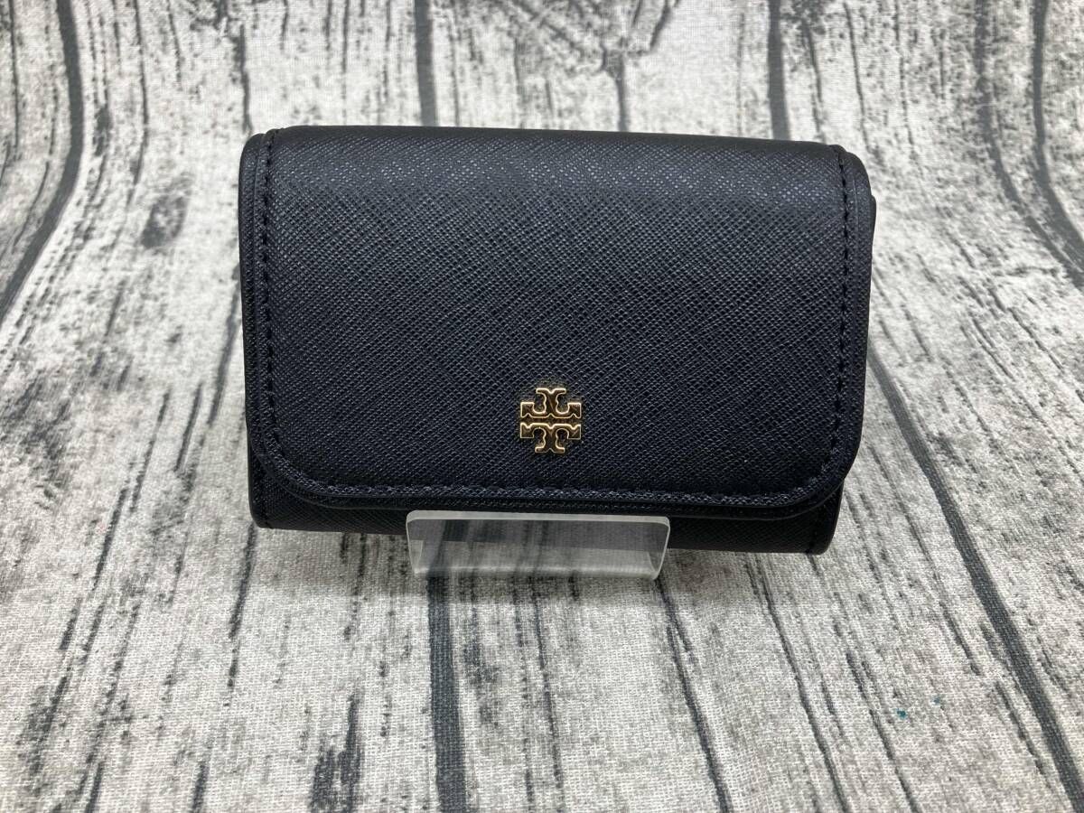 TORY BURCH トリーバーチ カードケース ブラック エマーソン