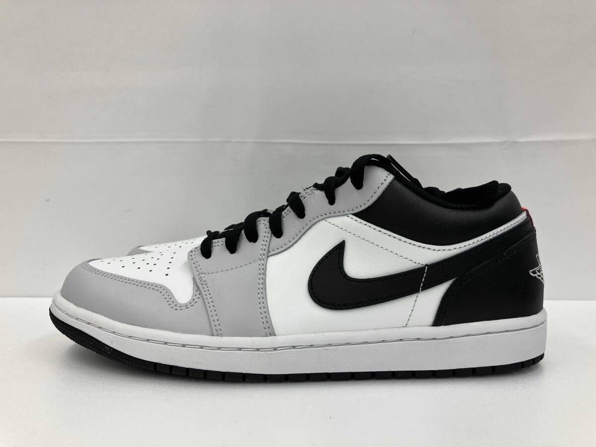 NIKE ナイキ AIR JORDAN 1 LOW エアジョーダン 1ロー 553558-045 スニーカー ホワイト グレー ブラック 通年