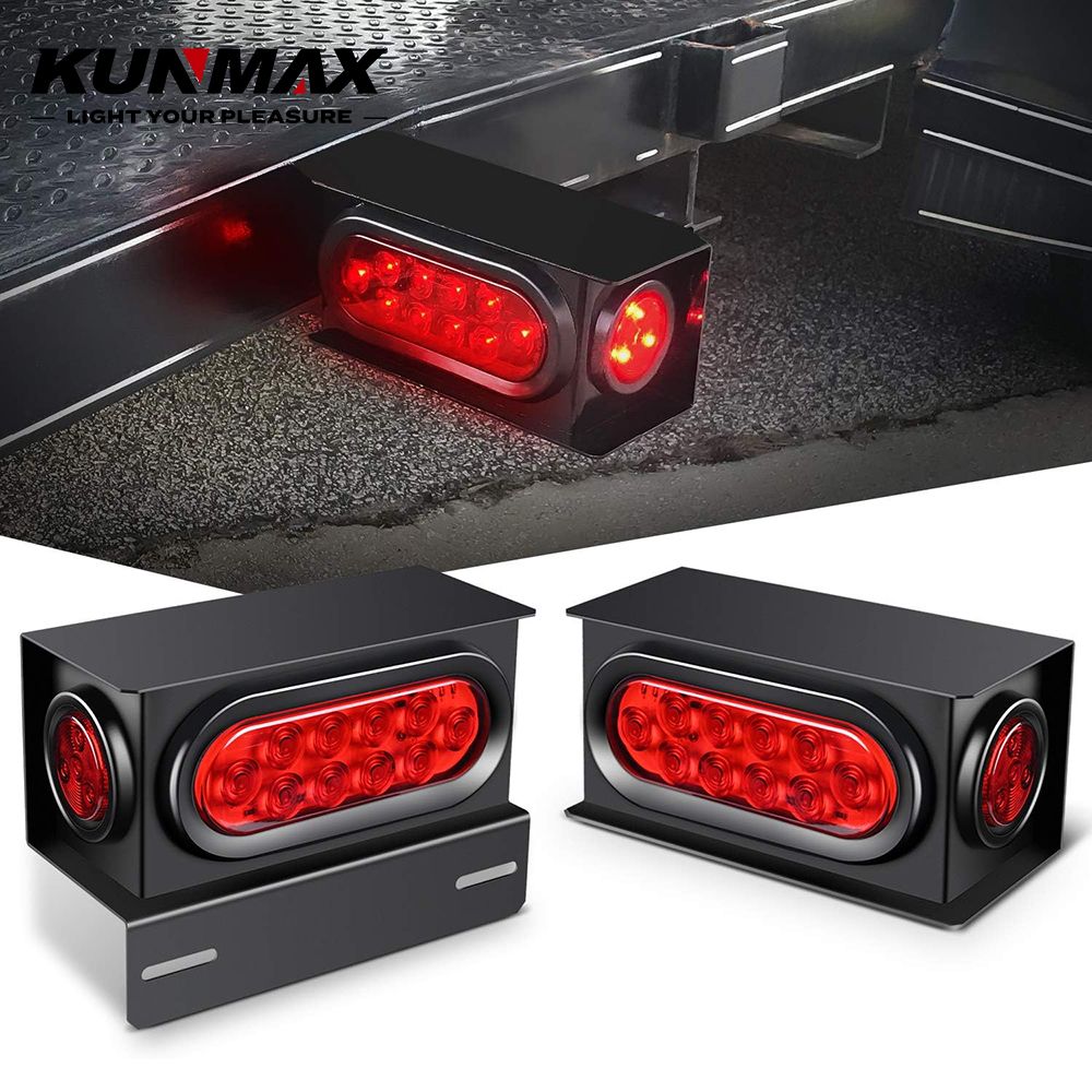 トレーラー用 スチール製ライトボックスハウジングキット 6インチ10LED/2インチ4LED 9,865円