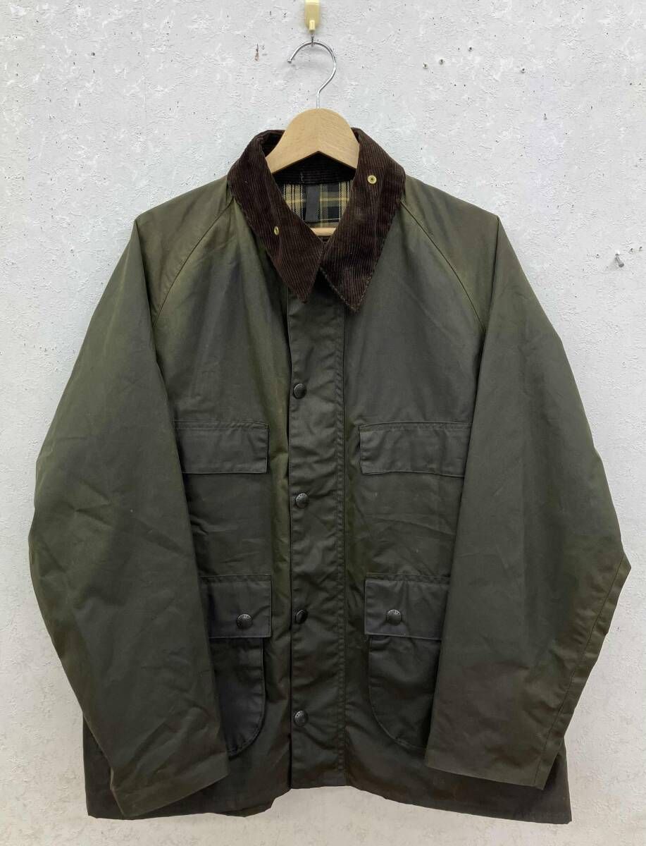 その他アウター Barbour BEDALE オイルドジャケット 4ポケット 90s オリーブ