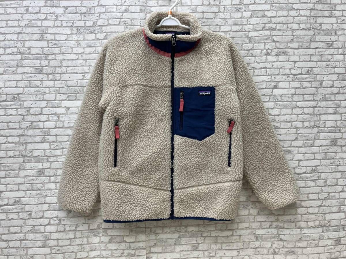 patagonia パタゴニア Kids Classic Retro X Jacket キッズ クラシックレトロXジャケット 65625 フリース キッズL 約150cm ベージュ 7,063円