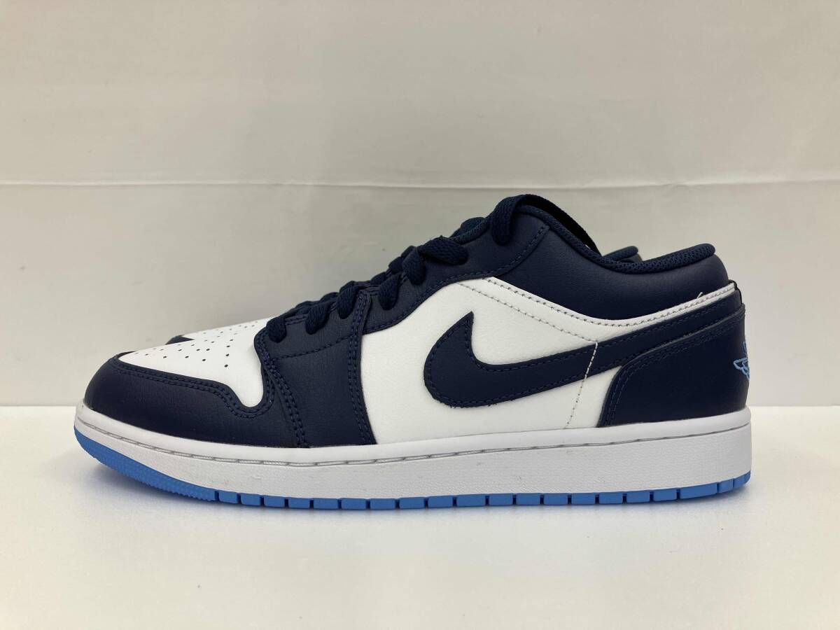NIKE ナイキ AIR JORDAN 1 LOW エアジョーダン 1ロー 553558-404 スニーカー 28 ネイビー ホワイト 通年 10,626円