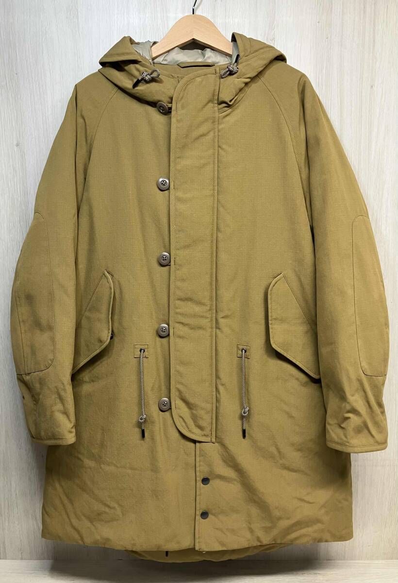 snow peak TAKIBI Down Coat スノーピーク タキビ ダウンコート ダウンジャケット メンズ 中綿 ブラウン アラミド ナイロン JK-20AU101